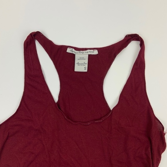 American Rag Tank Top Womens Small Round Neck Racerback Red - Picture 3 of 6